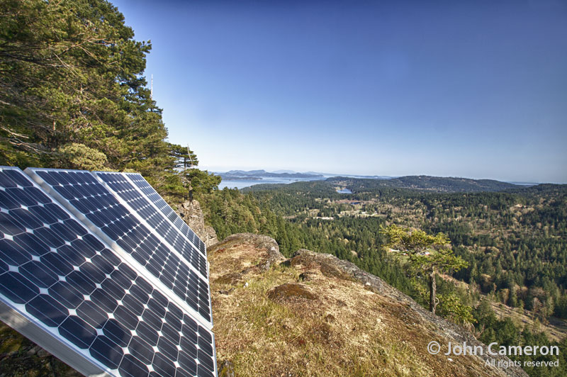 solar panels at salt spring view