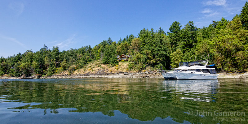 anchored on salt spring