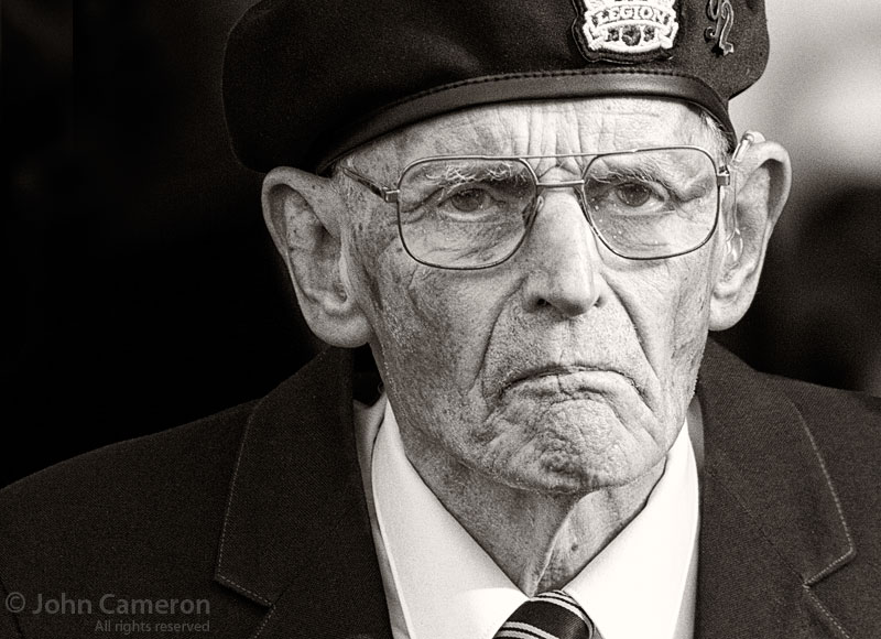 Remembrance day face, salt spring 2011