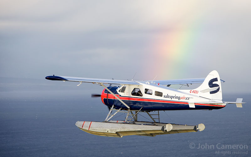 saltspring air and rainbow