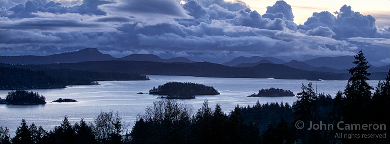 Ominous Dawn on Salt Spring Island