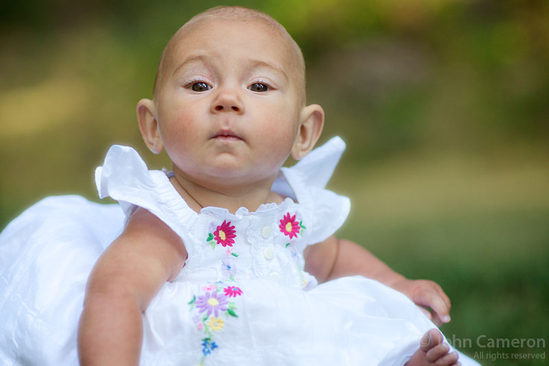 child portrait with sky catchlight
