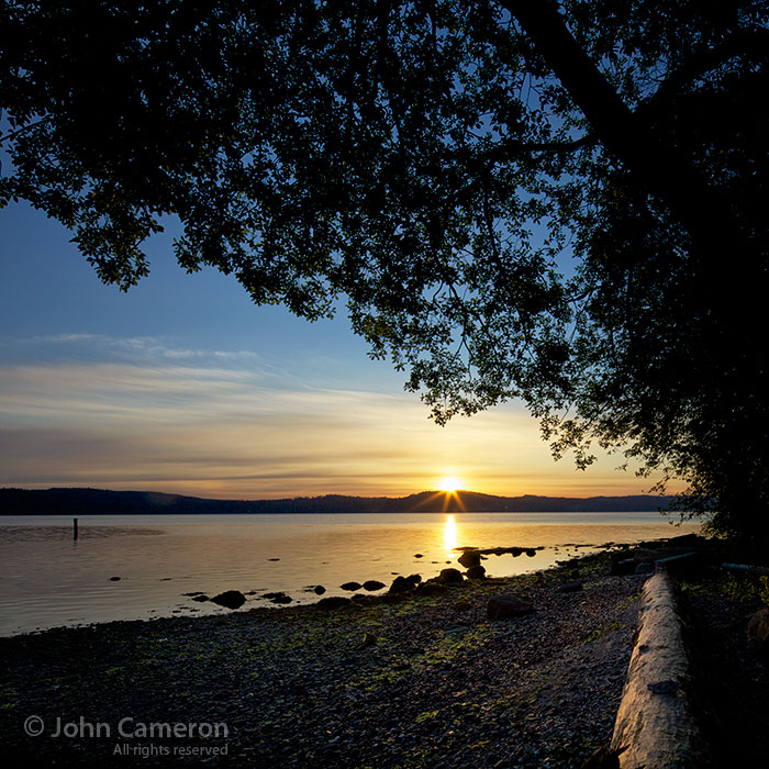 spring sunrise at fernwood beach