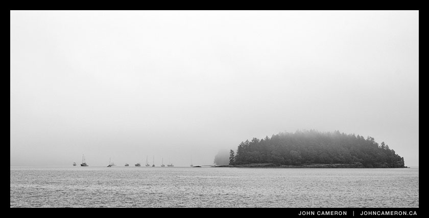 Fog at Russell Island