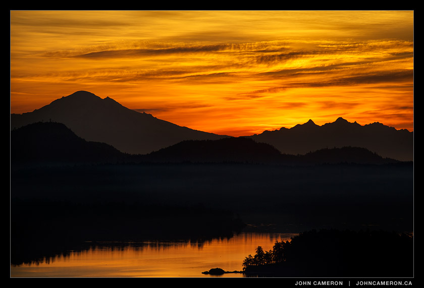 October Morning from Salt Spring Island