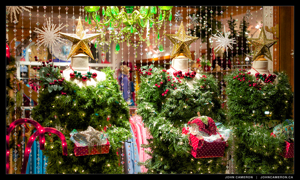 Mouat's Clothing Christmas Window 2013