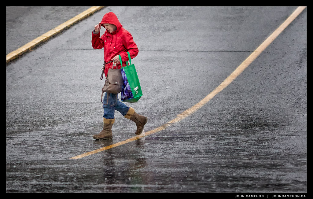 Rain Walker in Ganges