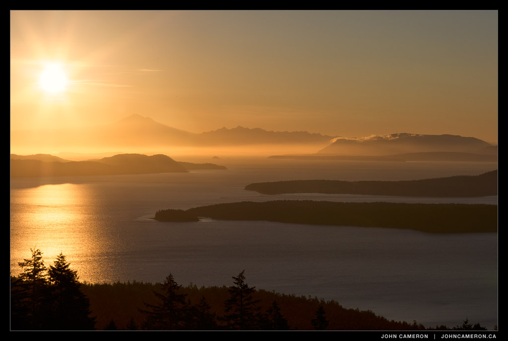 South East view from Salt Spring Island