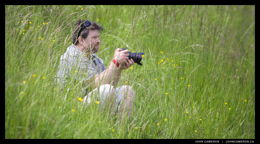 Photog in the Grass