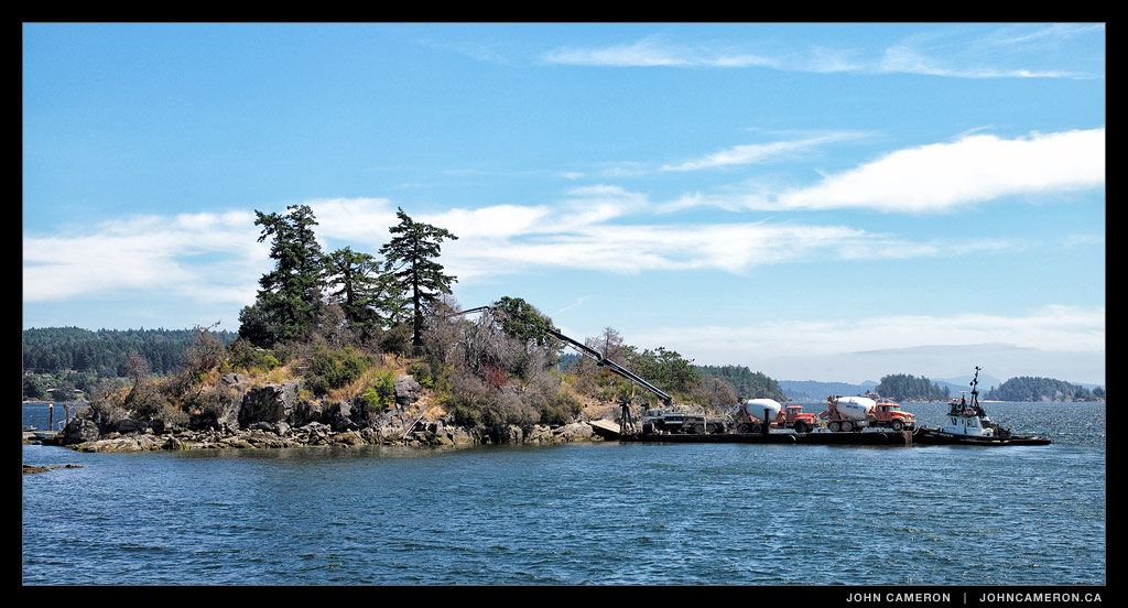 Grace Islet Construction ©johncameron.ca