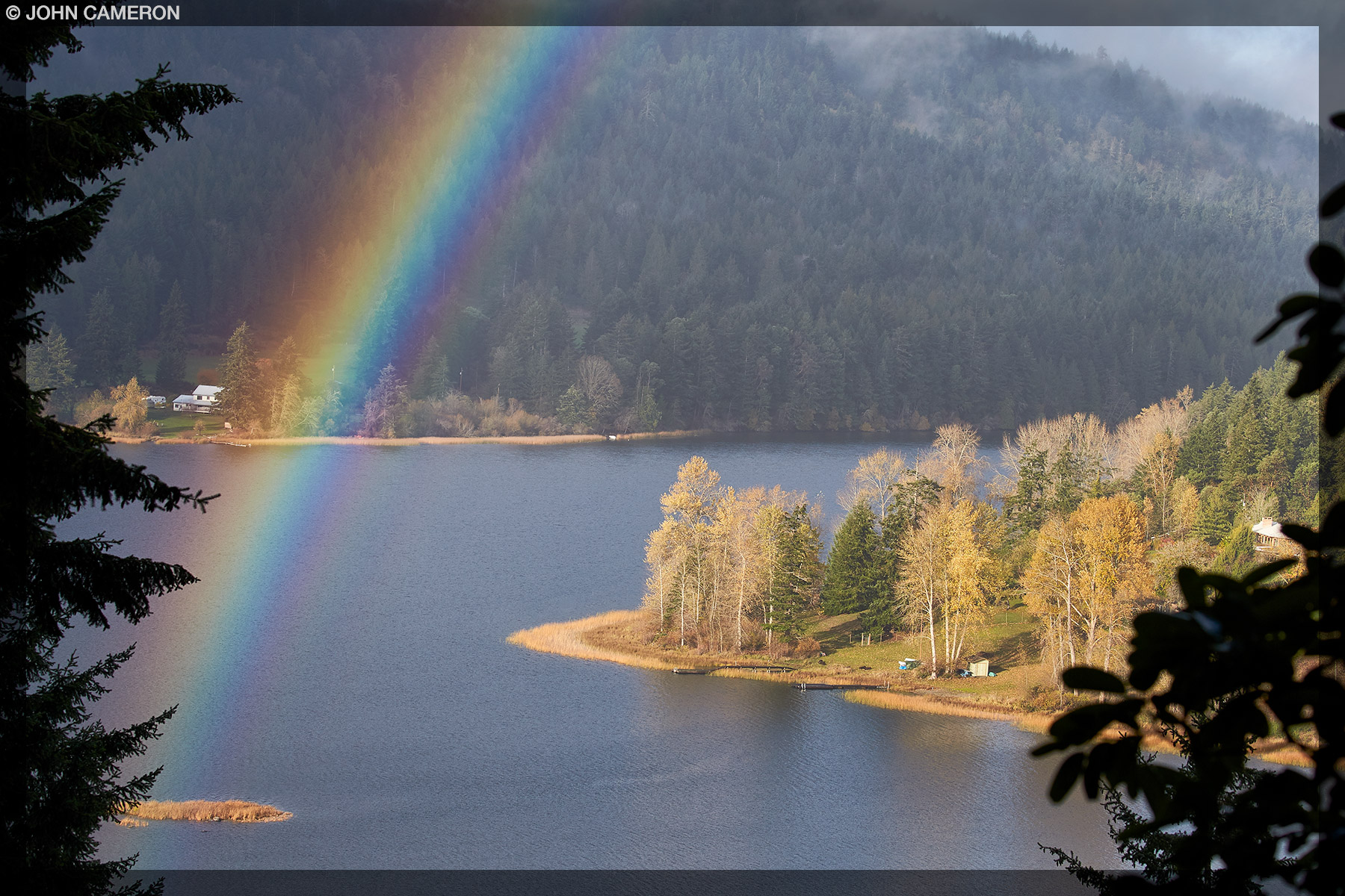 St. Mary Lake Rainbow